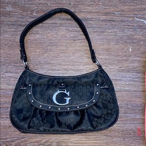 G by Guess Small Black Shoulder Bag